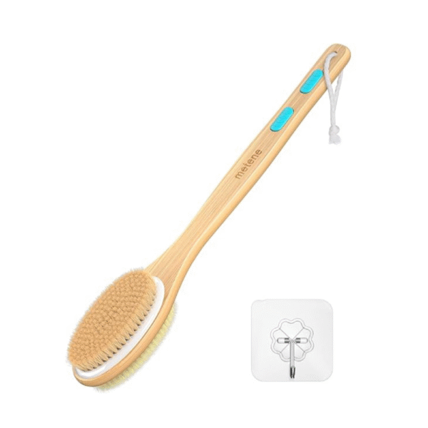 Metene Shower Brush with Soft and Stiff Bristles