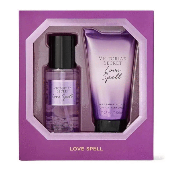 Victoria's Secret Love Spell 2 Piece Mini Mist & Lotion Gift Set