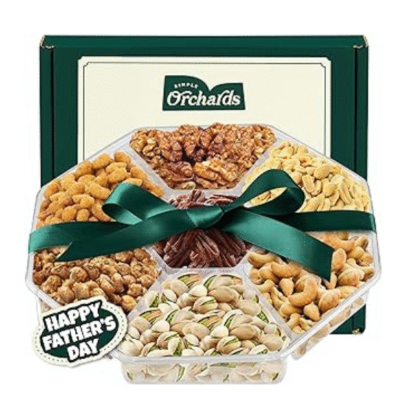 Nuts Gift Basket - Great Father Day Gift of Freshly Roasted Nuts