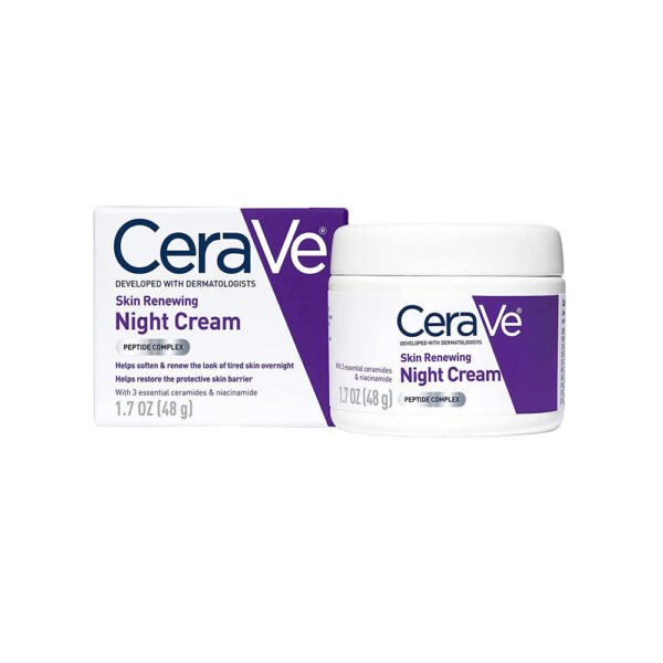 CeraVe Skin Renewing Night Cream, 1.7 Ounce