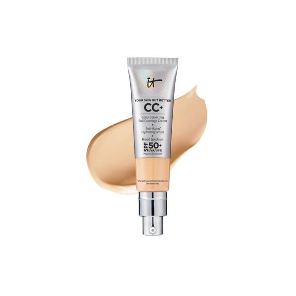 IT Cosmetics Your Skin But Better CC+ Cream - Color Correcting Cream, Full-Coverage Foundation